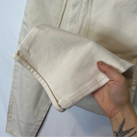Phoebe English cream side pockets Jean M - Picture 5 of 12